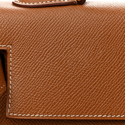 Hermes Courchevel Kelly Retourne 32 Gold 11 of 11