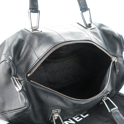 Chanel Caviar Square Stitched Large Tote Black 5 of 6