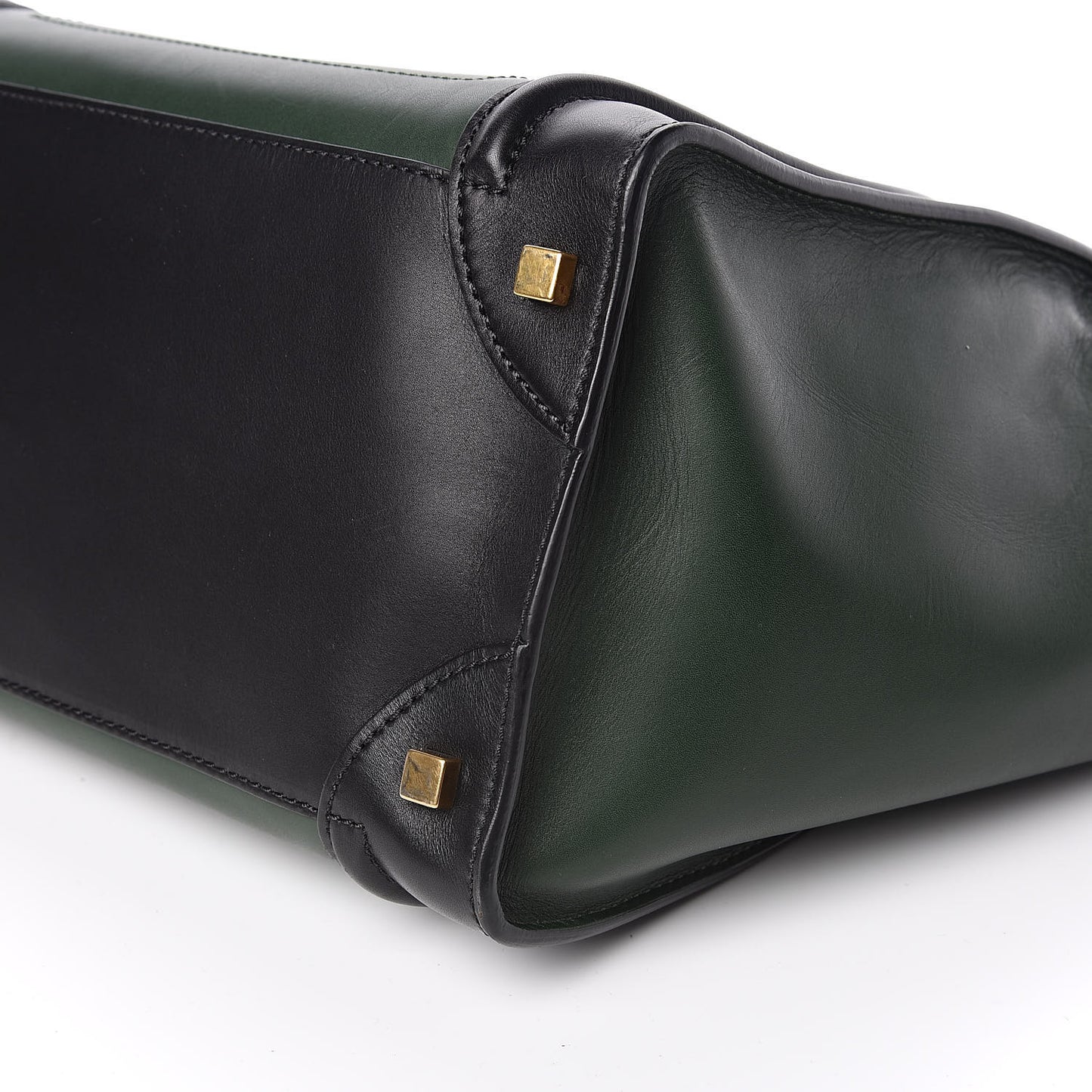 Smooth Calfskin Mini Tri-Color Luggage Forest