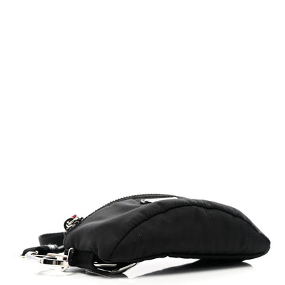 Prada Tessuto Nylon Pouch Black Fiery Red 5 of 6