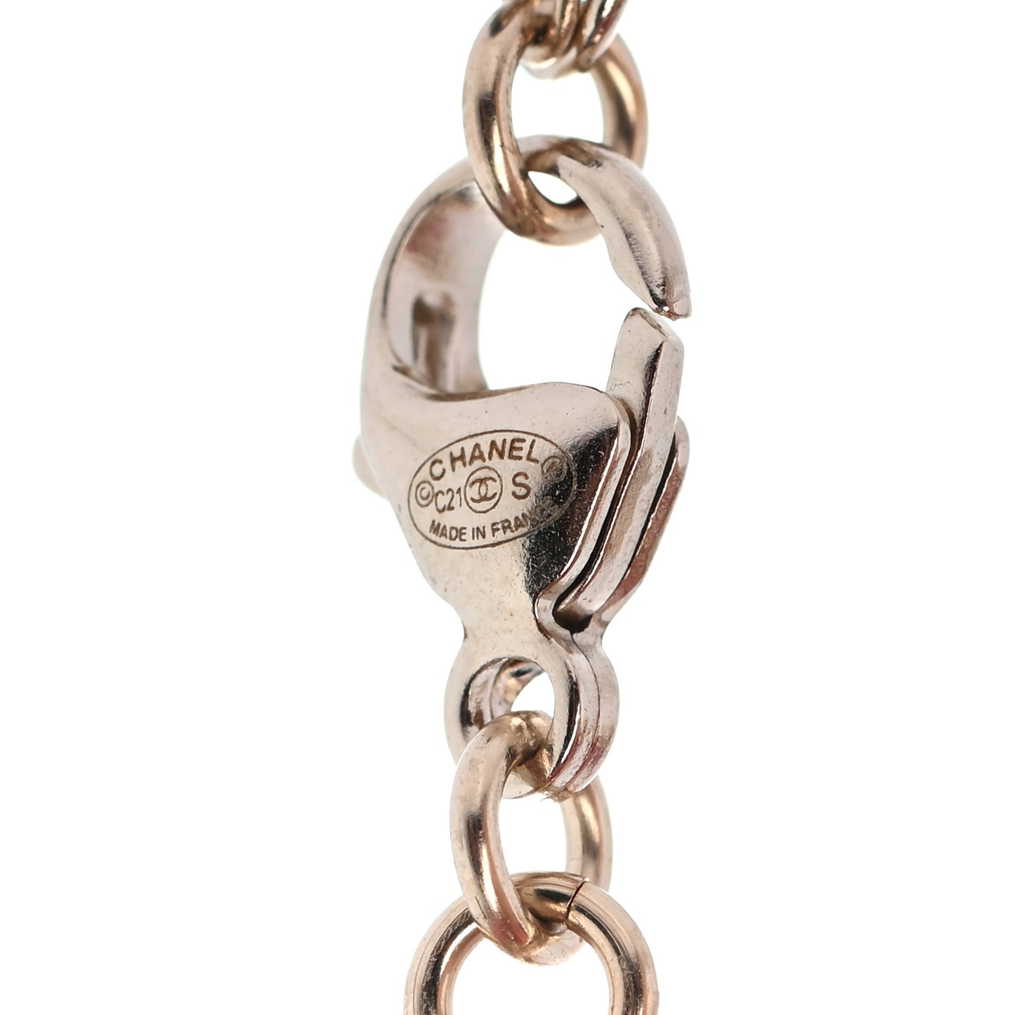 Pearl Crystal CC Star Bracelet Gold