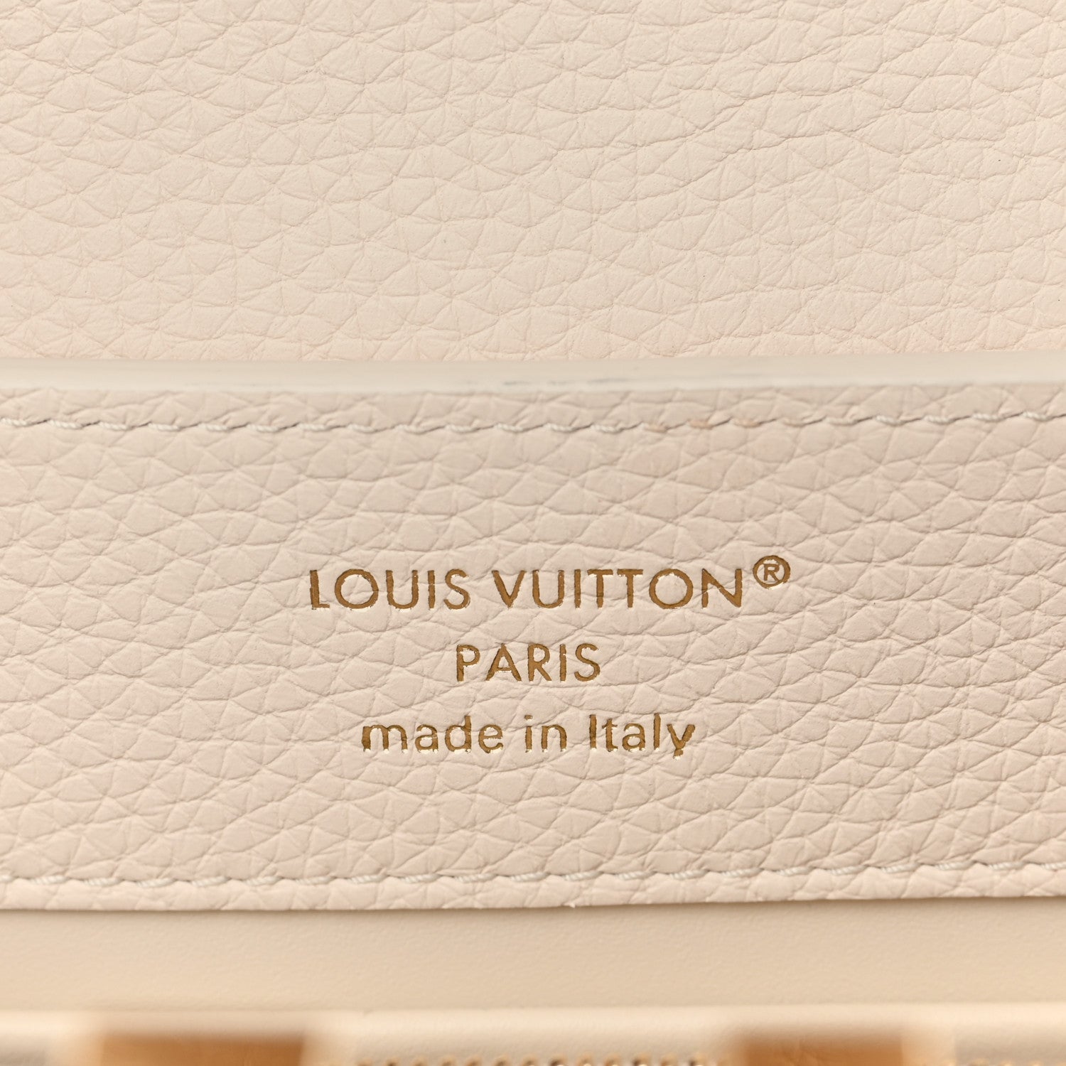 Louis Vuitton Rattan Taurillon Capucines BB Vanilla 6 of 9