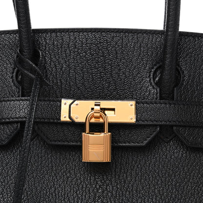 Hermes Chevre de Coromandel Birkin 30 Black 9 of 10