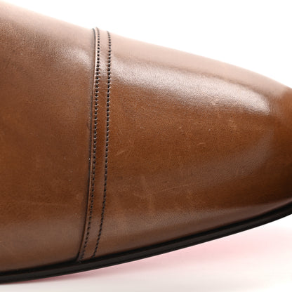 Christian Louboutin Calfskin Mens Mortimer Flats 45 Brown 12 of 16