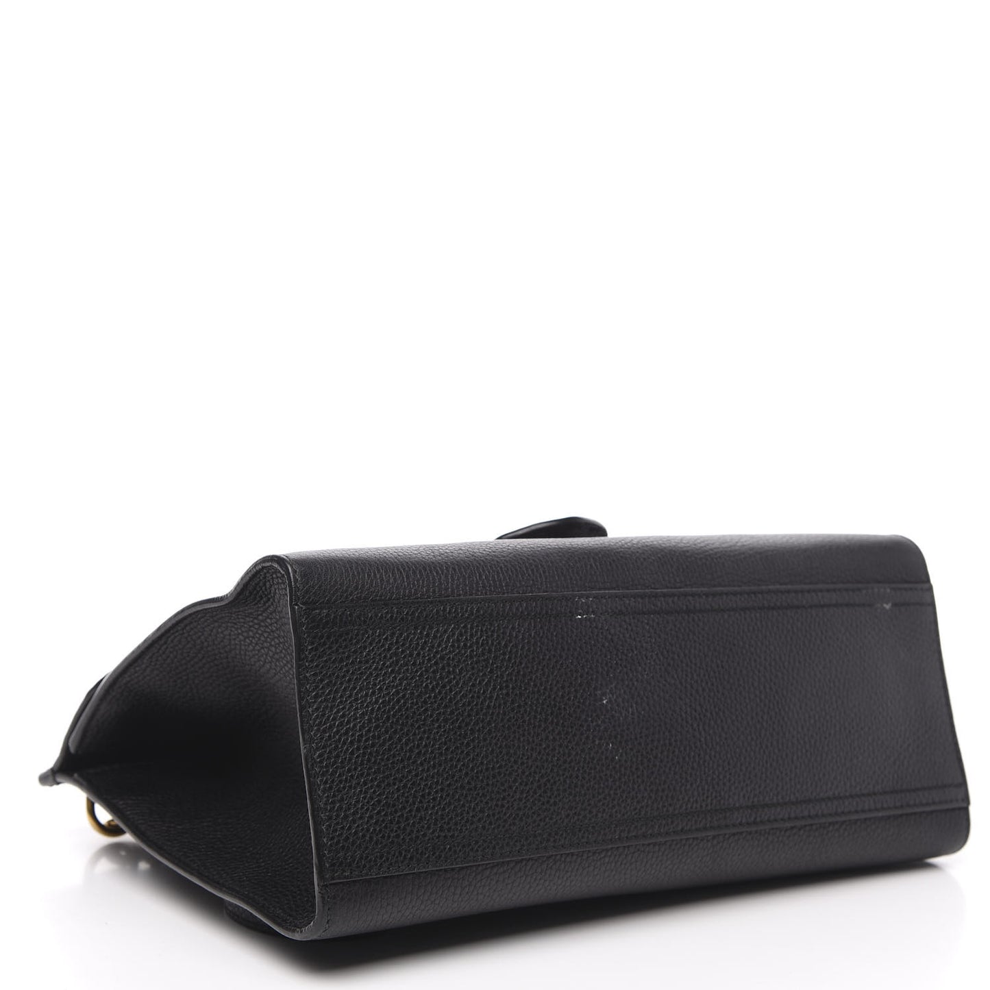 Calfskin Small GG Marmont Top Handle Bag Black