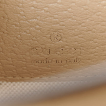 Gucci GG Supreme Monogram Textured Dollar Calfskin Mini Retro Interlocking G Flap Shoulder Bag Beige Mystic White Oatmeal 7 of 12