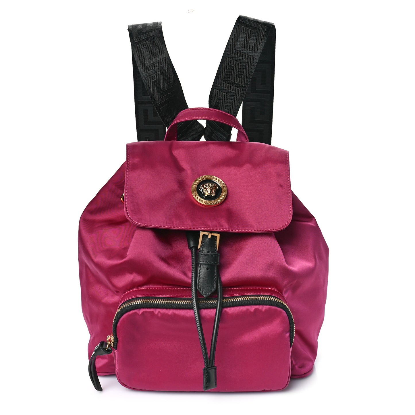 Nylon Medusa Backpack Dahlia Black