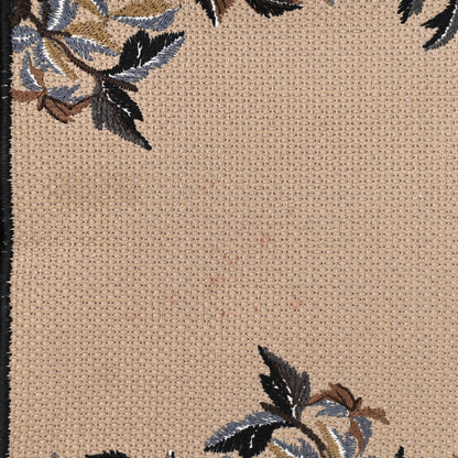 Christian Dior Canvas Embroidered Jardin D'Hiver Medium Book Tote Beige Multicolor 11 of 11