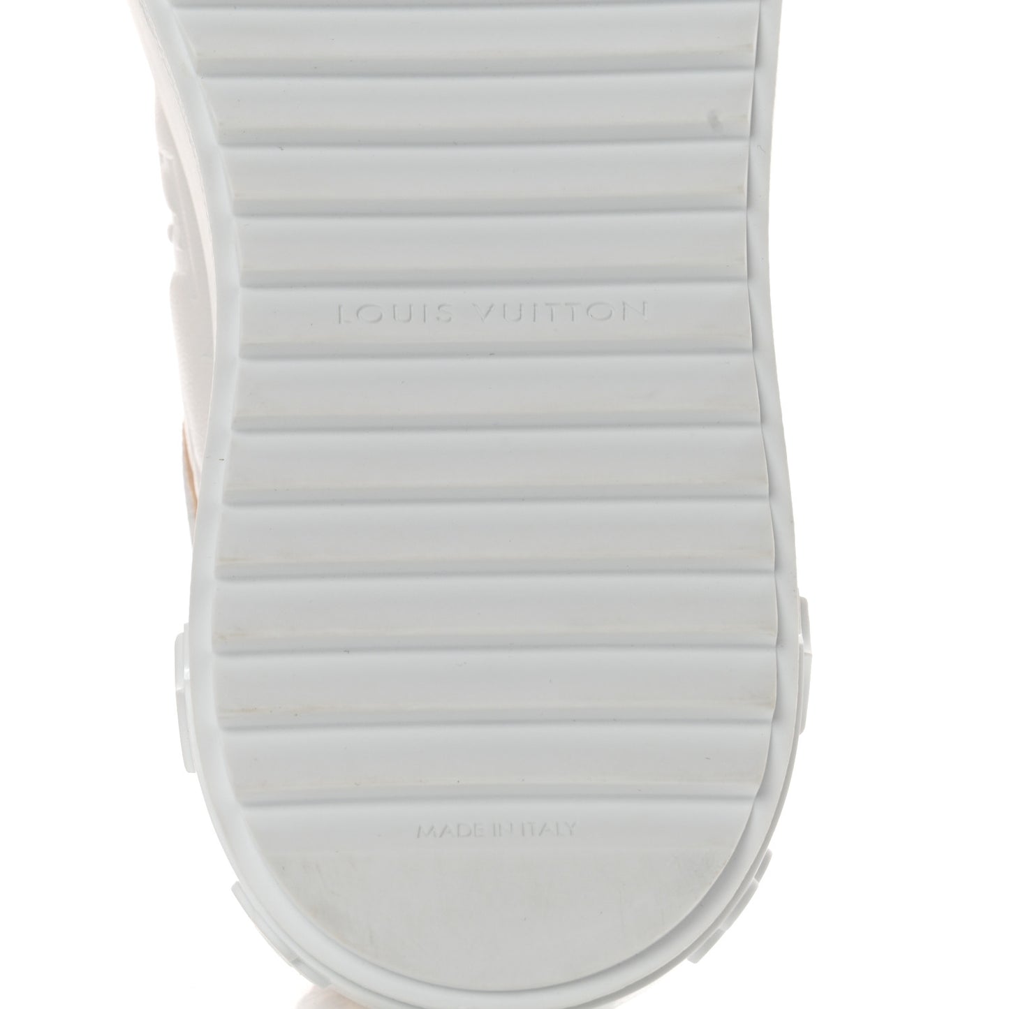 Monogram Embossed Calfskin Damier Azur Time Out Sneakers 35 Rose Clair Pink