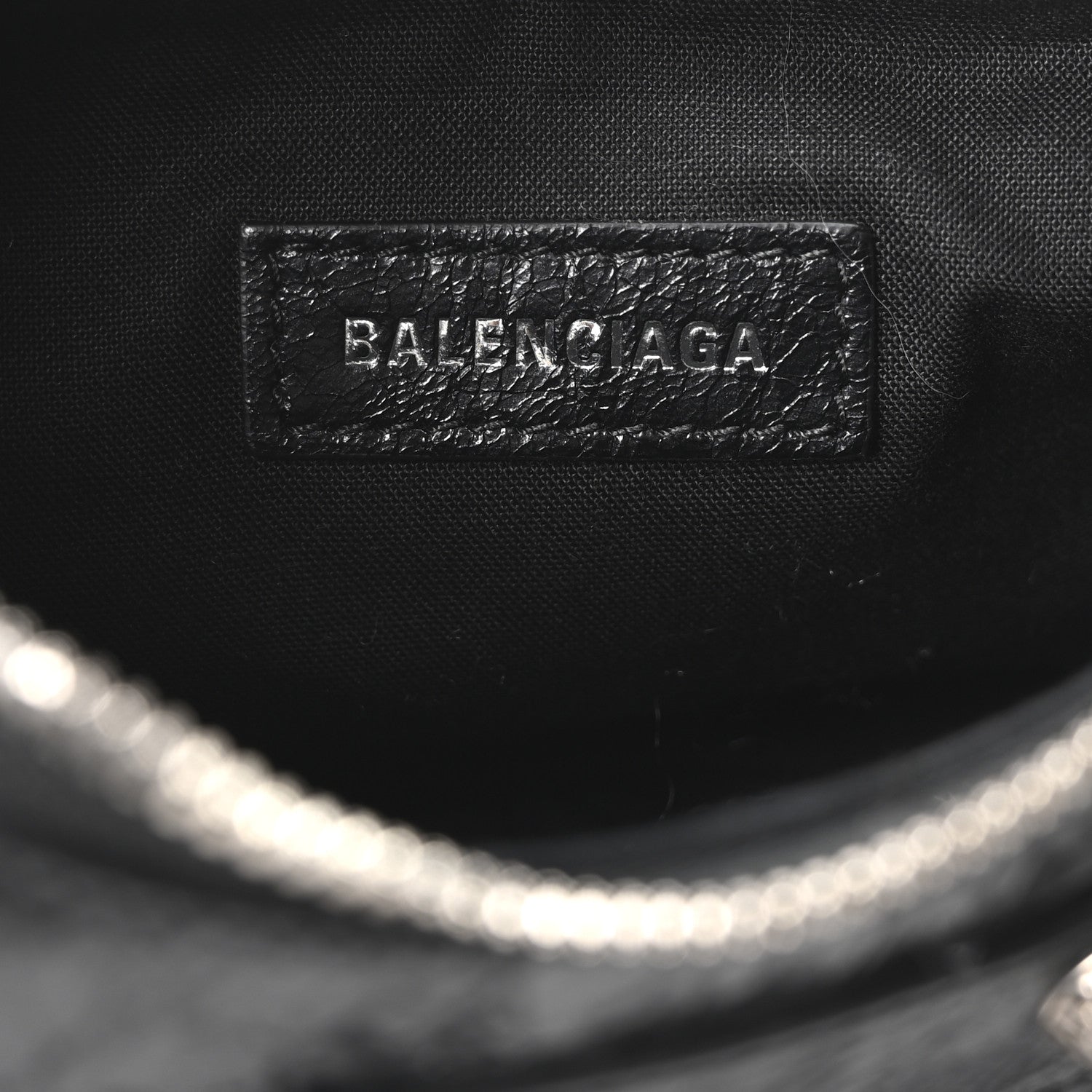 Balenciaga Agneau Arena Le Cagole Shoulder Bag XS Black Black 7 of 11
