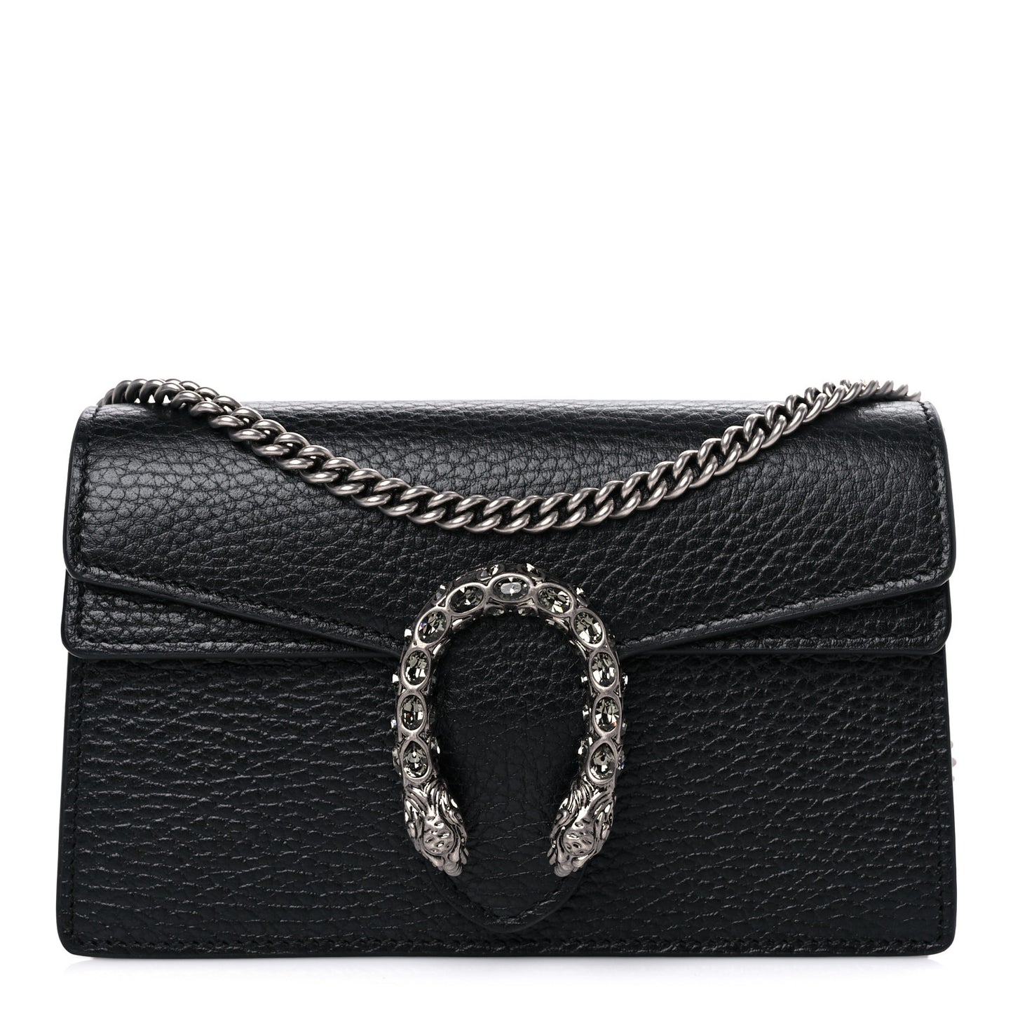 Calfskin Super Mini Dionysus Shoulder Bag Black