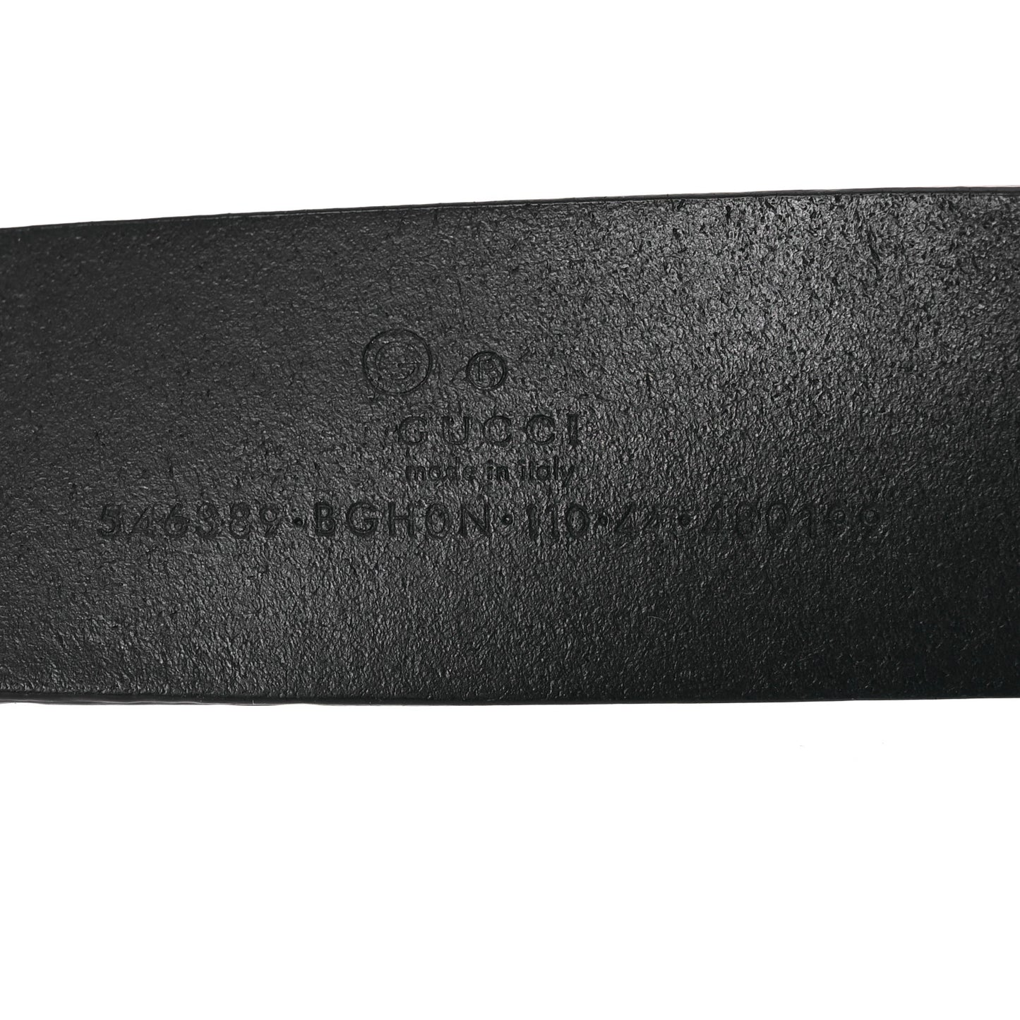 Selleria Calfskin Mens Interlocking G 37mm Belt 110 44 Black