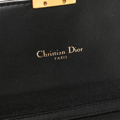 Christian Dior Lambskin Cannage Studded Dioraddict Wallet on Chain Black 6 of 11