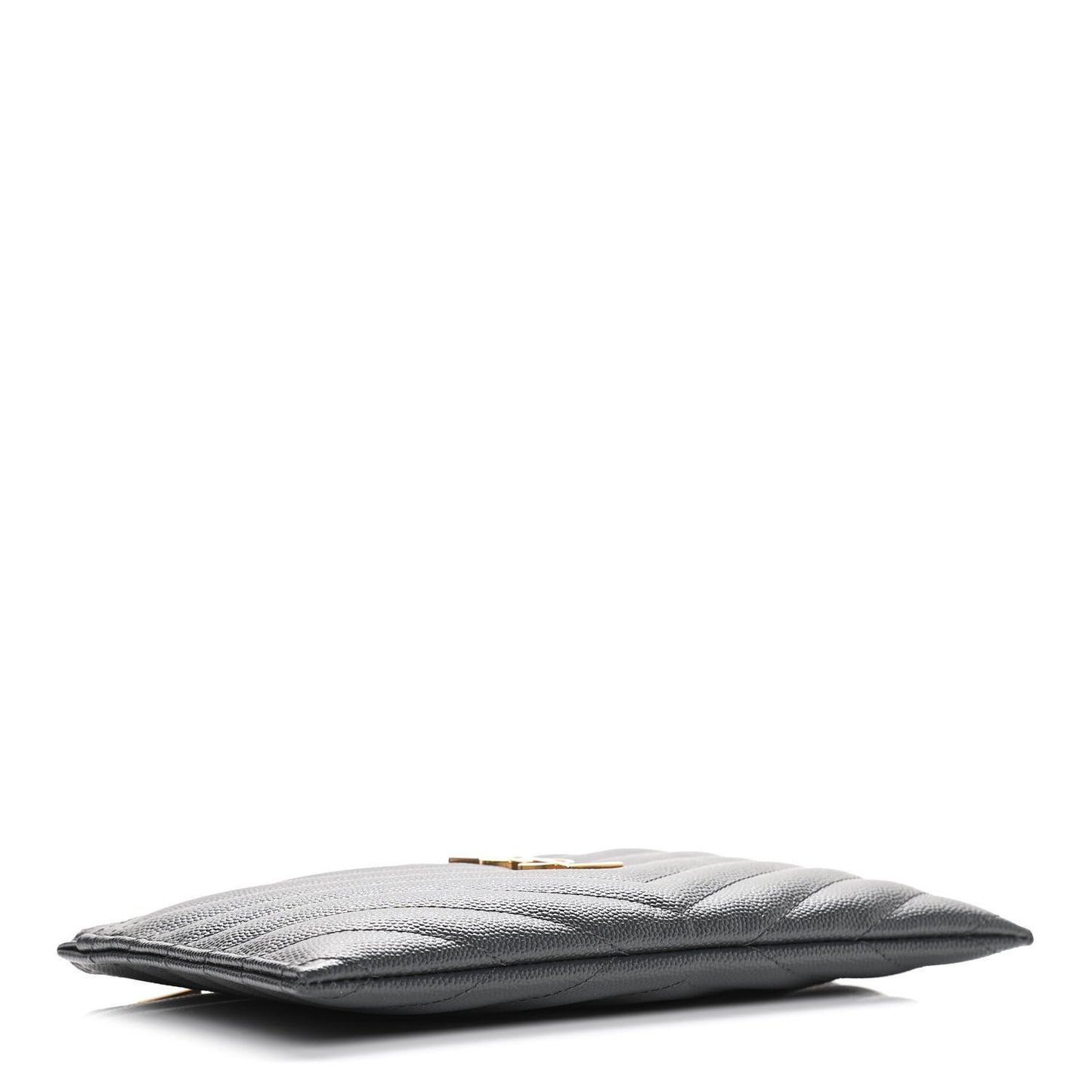 Grain De Poudre Chevron Monogram Bill Pouch Storm