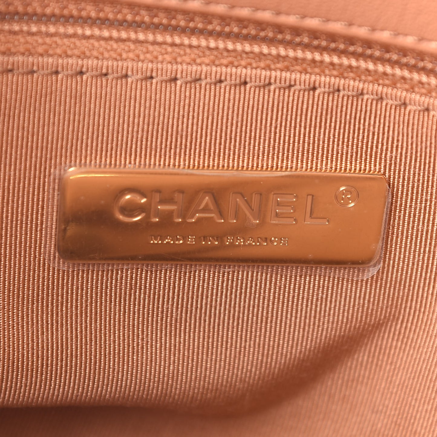 Lambskin Quilted Medium Chanel 19 Flap Brown