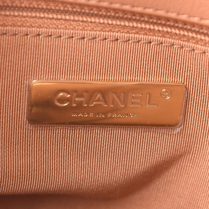 Chanel Lambskin Quilted Medium Chanel 19 Flap Brown 6 of 9