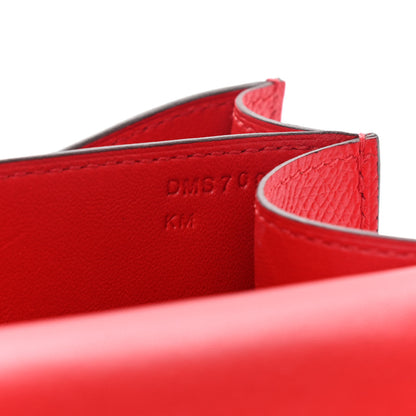 Hermes Epsom Constance 24 Rouge de Coeur 7 of 9