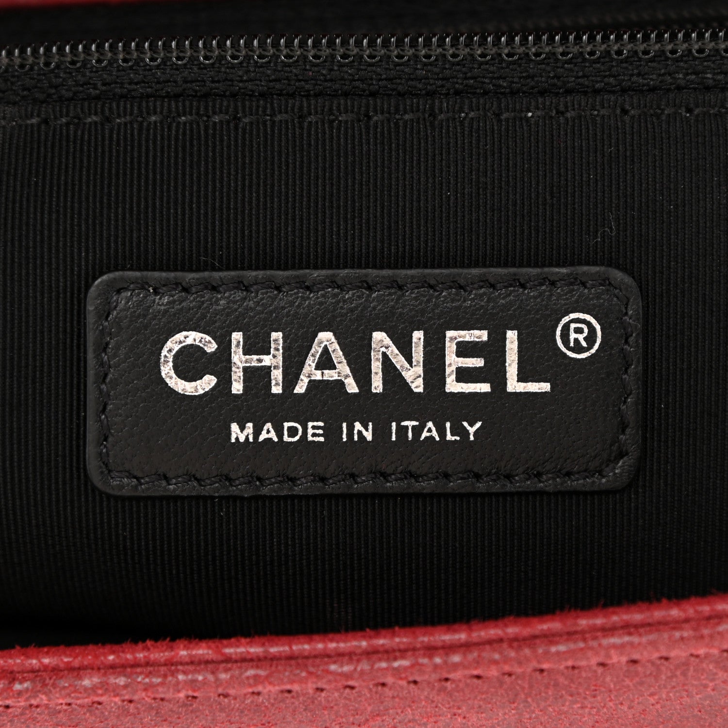 Chanel Nubuck Chesterfield Quilted Large Celtic Boy Flap Burgundy 6 of 10