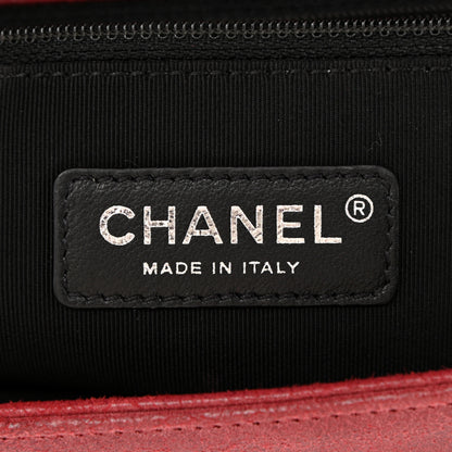 Chanel Nubuck Chesterfield Quilted Large Celtic Boy Flap Burgundy 6 of 10