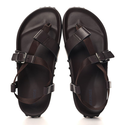 Hermes Calfskin Womens Inboard Sandals 37 2 of 12