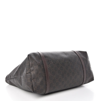 Gucci GG Supreme Monogram Medium Nice Tote Dark Brown 4 of 13