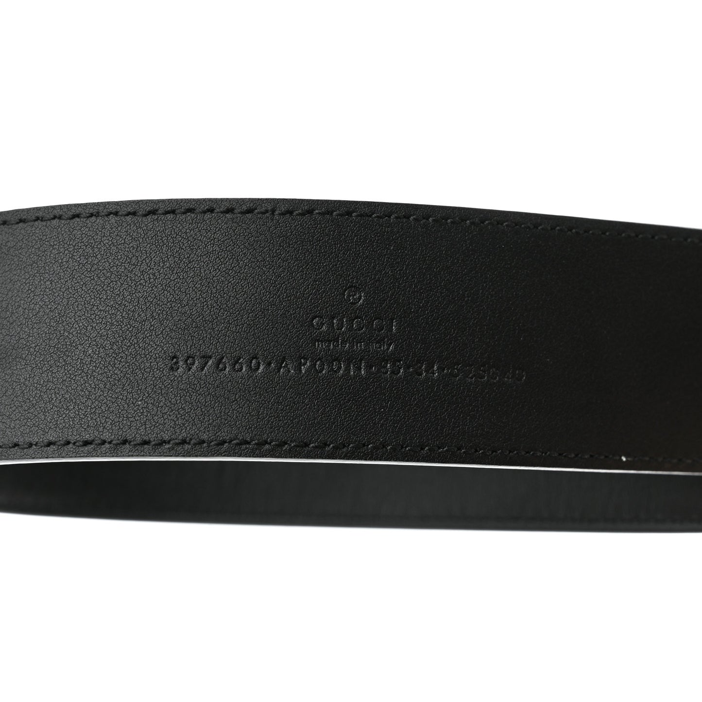 Calfskin Double G 40mm Belt 85 34 Black