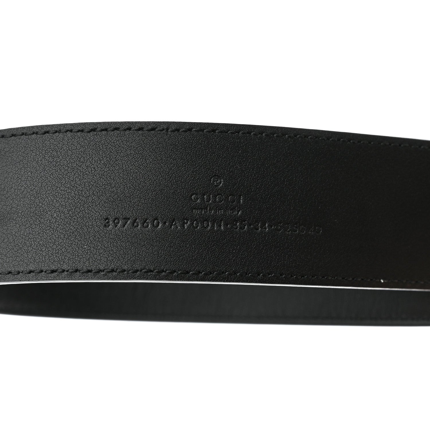 Gucci Calfskin Double G 40mm Belt 85 34 Black 3 of 5