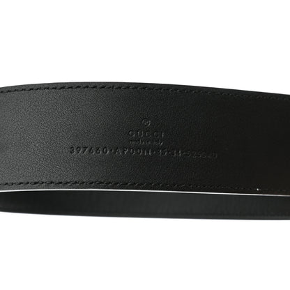 Gucci Calfskin Double G 40mm Belt 85 34 Black 3 of 5