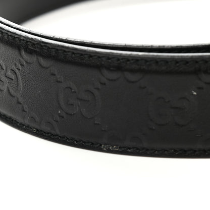 Gucci Guccissima Interlocking G Belt 85 34 Black 7 of 9