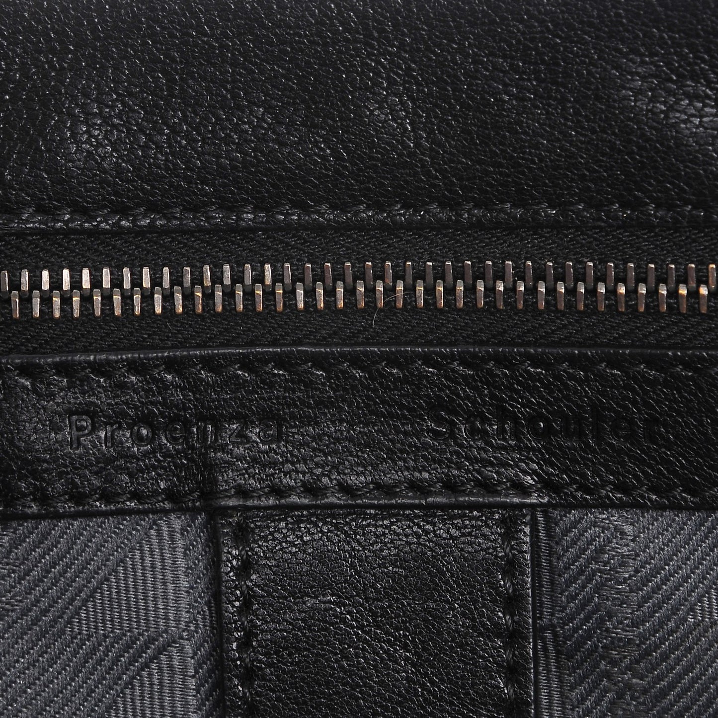 Lambskin Fringe Medium PS1 Satchel Black