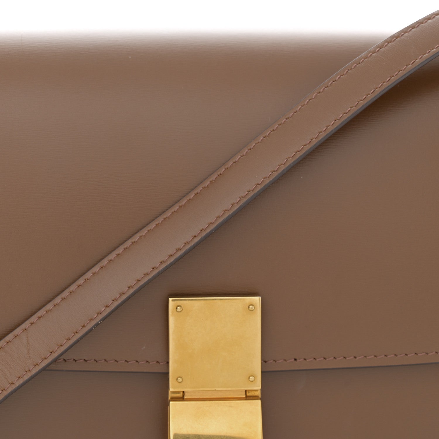 Celine Box Calfskin Medium Classic Box Flap Bag Camel 8 of 15