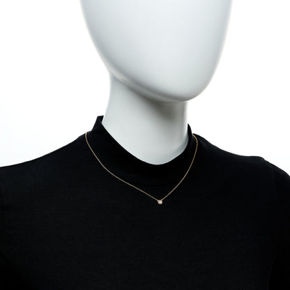 Tiffany 18K Rose Gold Diamond .14ct Elsa Peretti Diamonds by the Yard Pendant Necklace 2 of 5