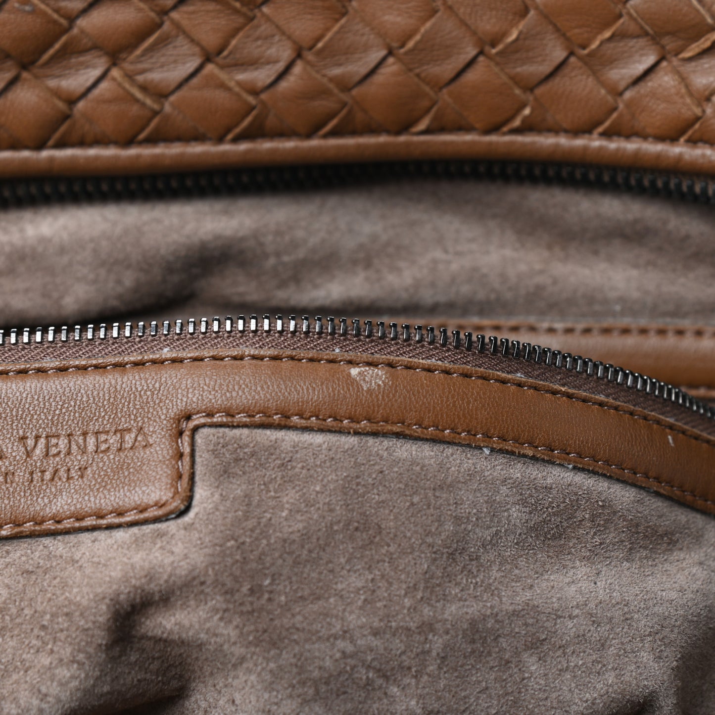 Nappa Intrecciato Maxi Convertible Tote Chene