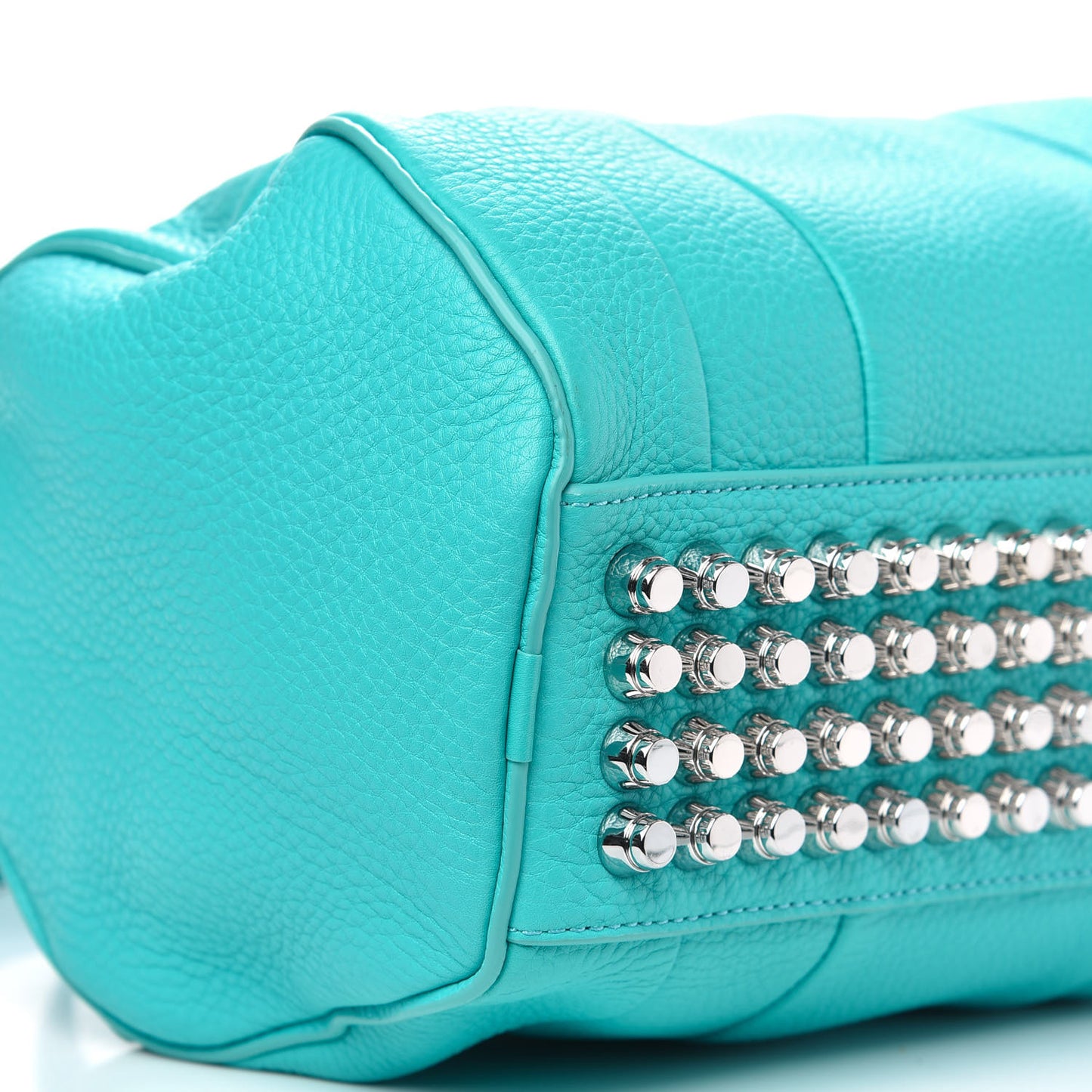 Pebbled Lambskin Mini Rockie Lagoon Rhodium Hardware