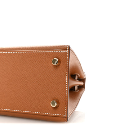 Hermes Epsom Kelly Sellier 25 Gold 10 of 11