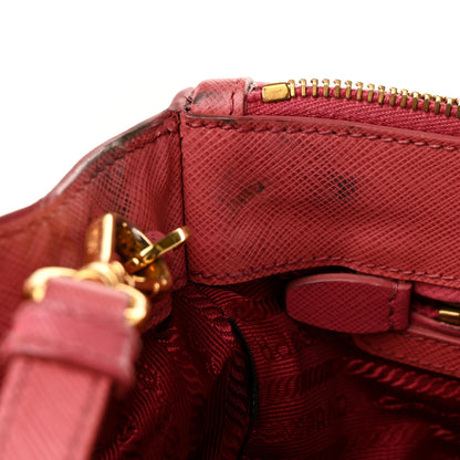 Prada Saffiano Medium Galleria Double Zip Tote Geranio 15 of 15
