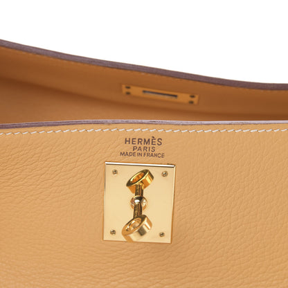 Hermes Taurillon Clemence Kelly Retourne 32 Sable 7 of 13