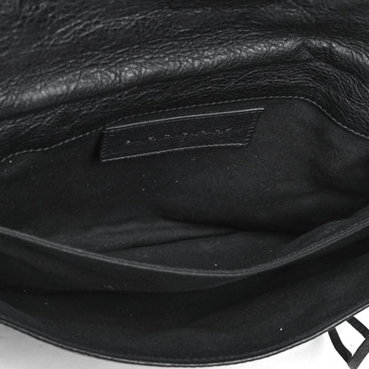 Balenciaga Agneau Classic Hardware Envelope Clutch Black 7 of 8