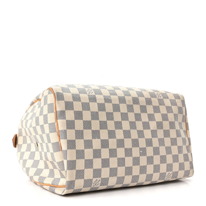 Louis Vuitton Damier Azur Speedy 35 3 of 9