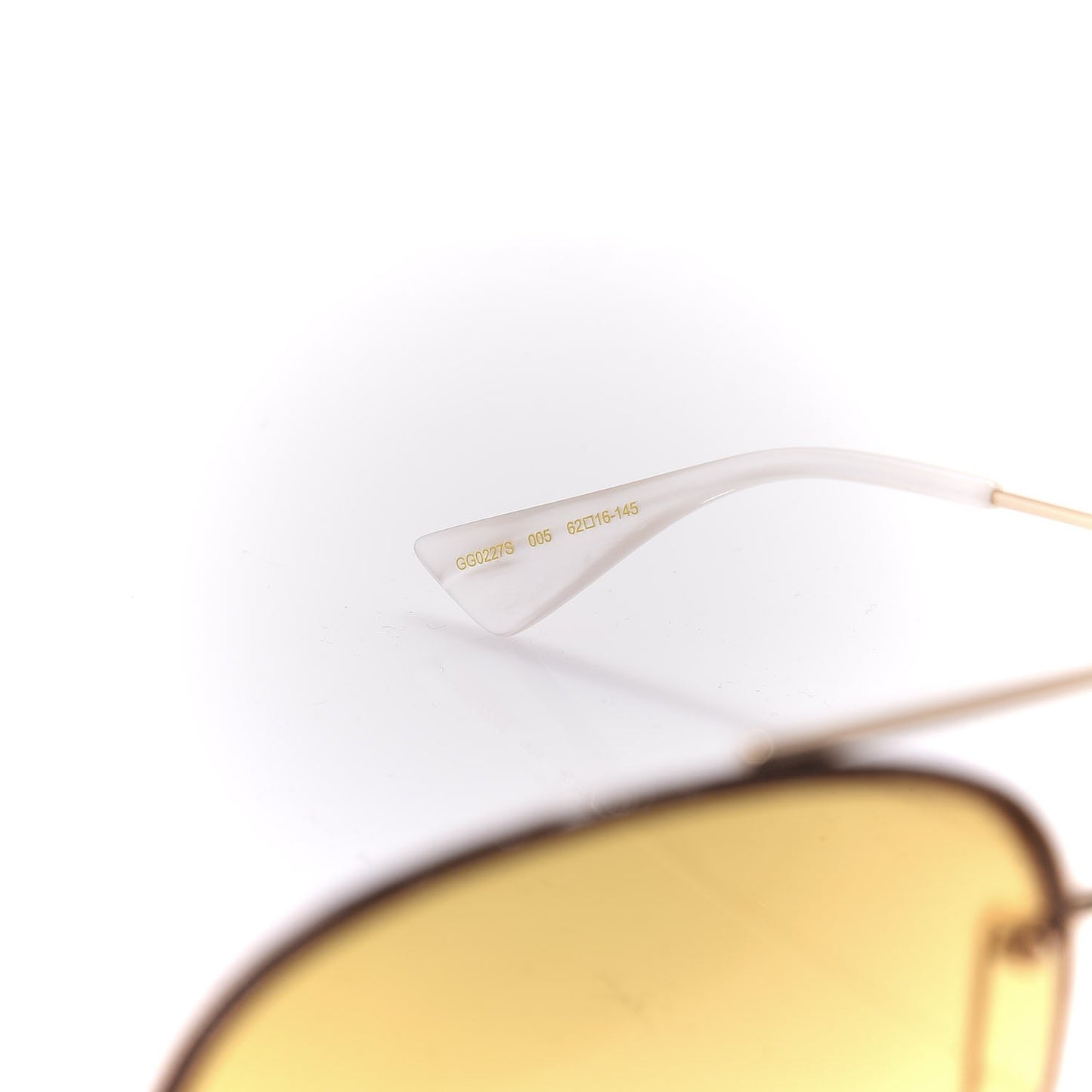 Metal Glitter Aviator Sunglasses G0227S Pink Gold