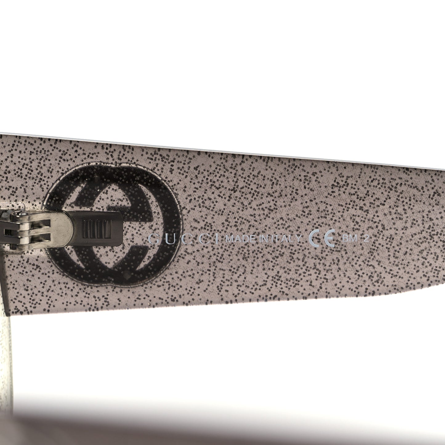 Glitter Acetate Square Frame Sunglasses GG3814S Grey