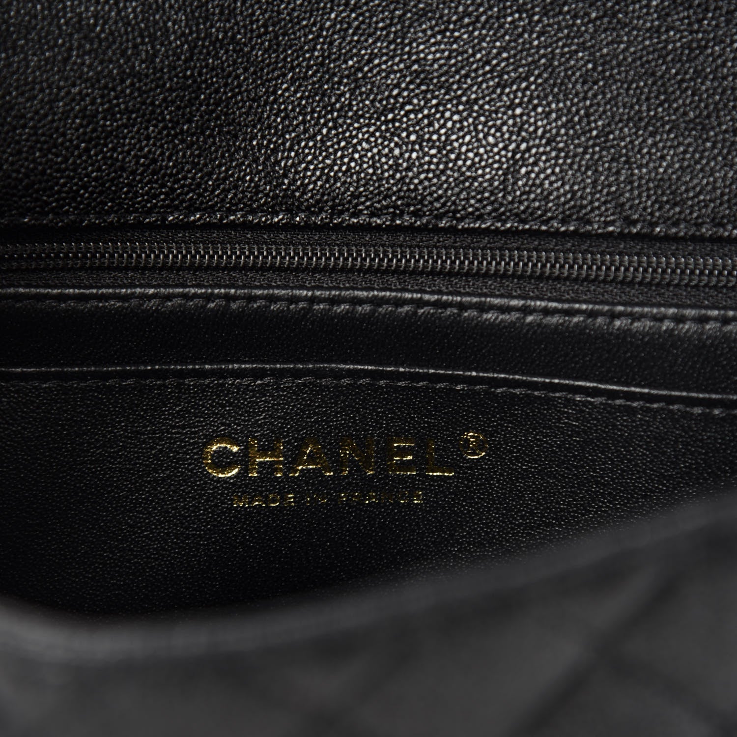 Chanel Caviar Quilted Mini Top Handle Rectangular Flap Black 8 of 11