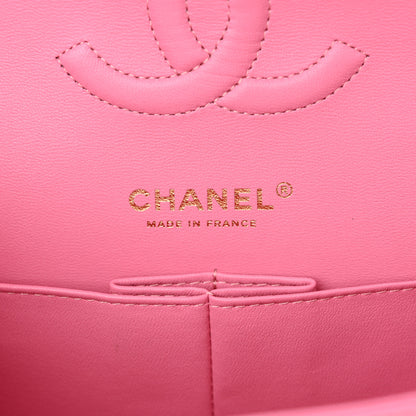 Chanel Caviar Quilted Medium Double Flap Pink 6 of 11
