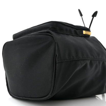 Prada Saffiano Tessuto Nylon Mini Bucket Crossbody Bag Black 9 of 10