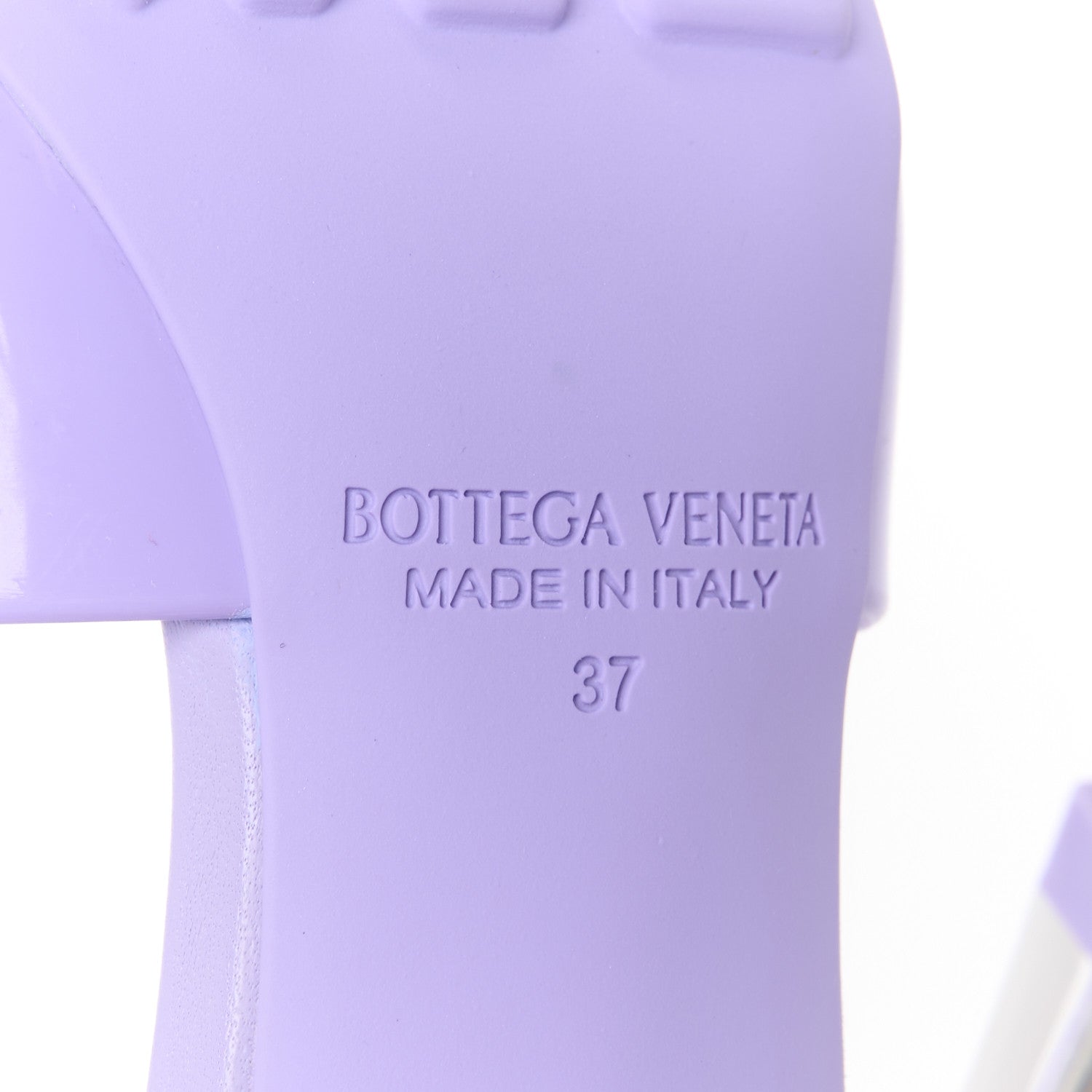 Bottega Veneta Lambskin Stretch Mule Sandals 37 Lavender 8 of 9