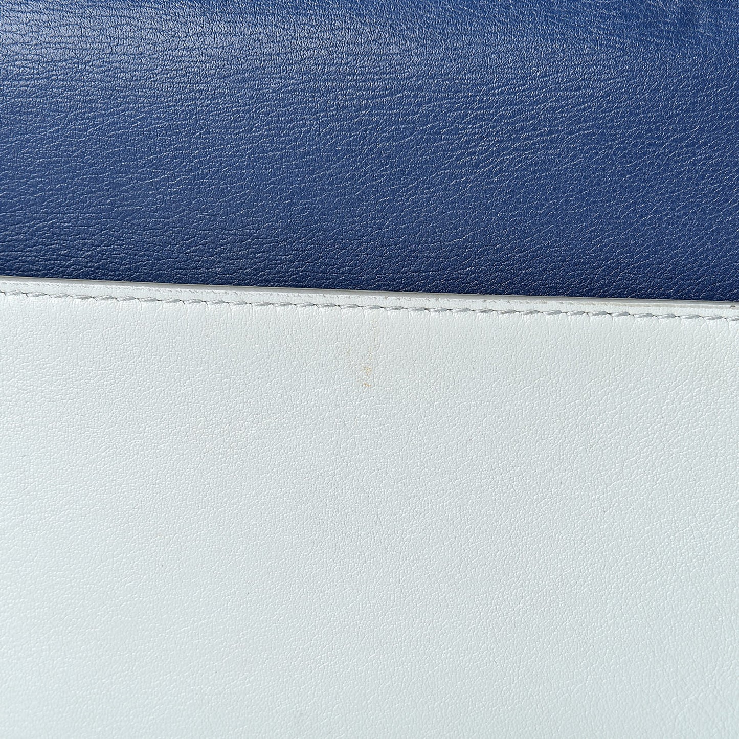 Smooth Calfskin Small Tri-Color Be Dior Flap Blue Celeste Deep Green