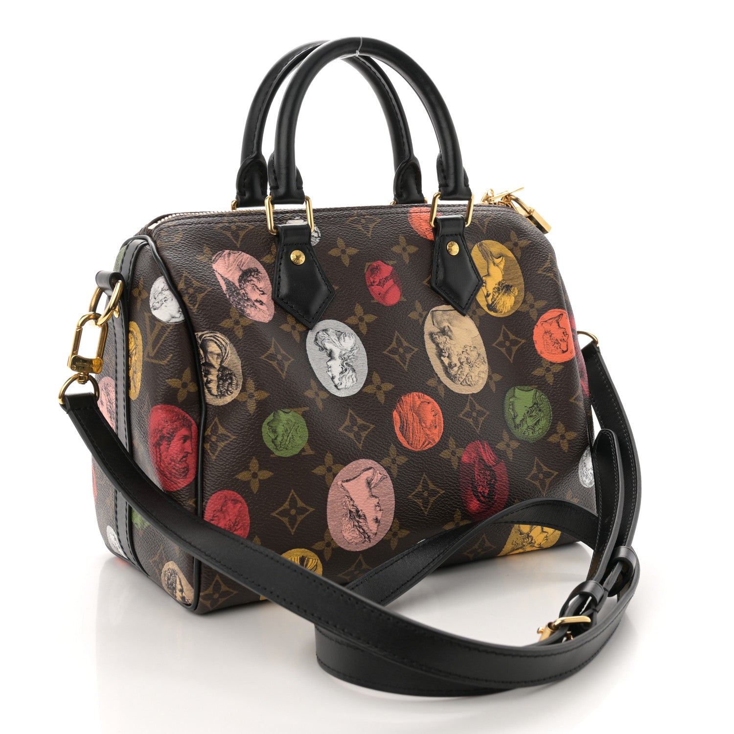 Louis Vuitton X FORNASETTI Monogram Cameo Speedy Bandouliere 25 2 of 10