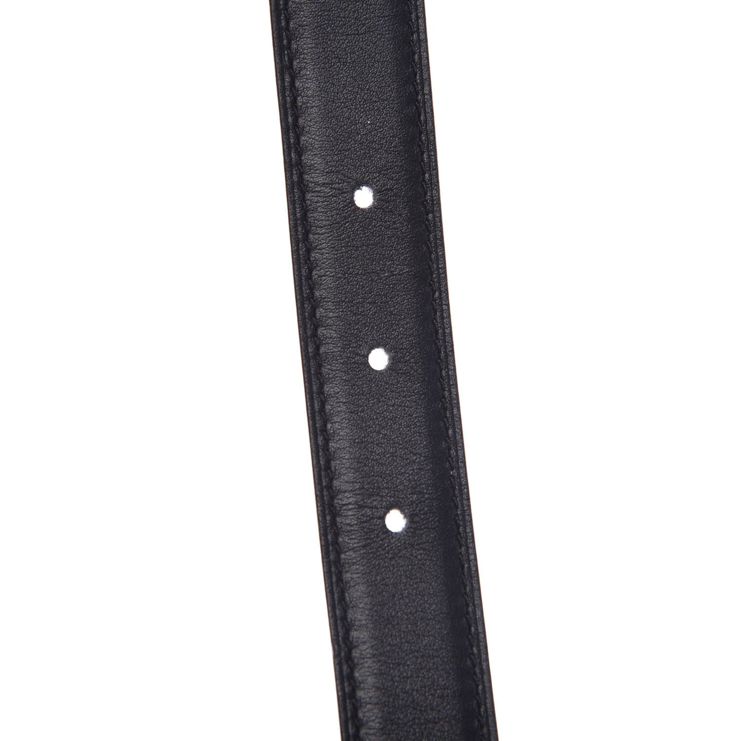 Box Epsom 32mm Collier De Chien CDC Belt 85 Black Etoupe