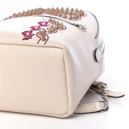 Fendi Vitello Liberty Flowers and Bows Studded Mini Backpack Camelia 6 of 13