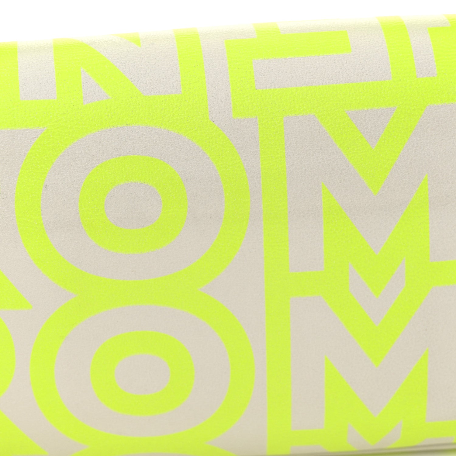 Fendi X MARC JACOBS Nappa Vitello King Logo Print Phone Baguette Yellow Fluo 14 of 14
